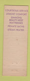 Matchbook Cover - Dutch Village Motel York PA