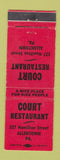 Matchbook Cover - Court Restaurant Allentown PA WEAR