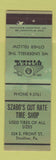 Matchbook Cover - Szabo's Cut Rate Tires Steelton PA MERCHANTS WORN