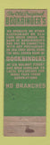 Matchbook Cover - Bookbinder's Restaurant Philadelphia PA lobster