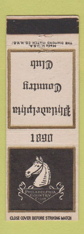 Matchbook Cover - Philadelphia Country Club PA
