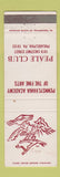 Matchbook Cover - Peale Club Philadelphia PA