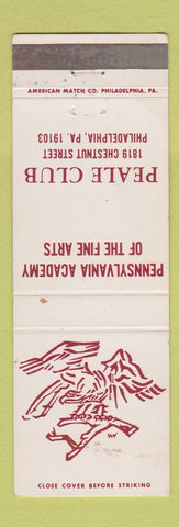 Matchbook Cover - Peale Club Philadelphia PA