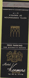 Matchbook Cover - Hotel Kenmore Boston MA