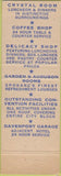 Matchbook Cover - Davenport Hotel Spokane WA