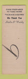Matchbook Cover - The Del Rio Restaurant Highwood SAMPLE