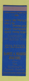 Matchbook Cover - DeWitt Rearick Real Estate SAMPLE