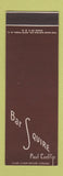 Matchbook Cover - Bar Squire Paul Cudlip Buffalo NY SAMPLE