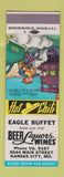 Matchbook Cover - Eagle Buffet Kansas City MO SAMPLE