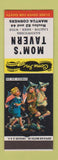 Matchbook Cover - Mom's Tavern Mantua OH SAMPLE