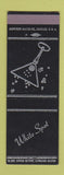 Matchbook Cover - White Spot SAMPLE