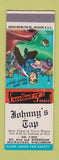 Matchbook Cover - Johnny's Tap Milwaukee WI SAMPLE