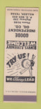 Matchbook Cover - Goode Independent Oil gas Killeen OH SAMPLE