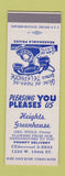 Matchbook Cover - Heights Greenhouse  SAMPLE