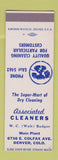 Matchbook Cover - Associated Cleaners Denver Colorado Colfax SAMPLE