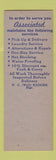 Matchbook Cover - Associated Cleaners Denver Colorado Colfax SAMPLE