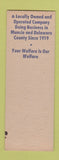 Matchbook Cover - Welfare Loan Society Muncie IN SAMPLE