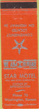 Matchbook Cover - Star Motel Washington KS