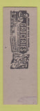 Matchbook Cover - Nicola Pugliese & Son Meat Grocery Philadelphia PA SAMPLE