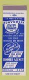 Matchbook Cover - Summer Insurance SAMPLE