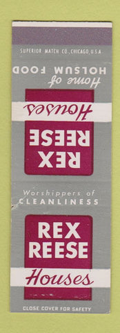 Matchbook Cover - Rex Reese Houses Holsum Food SAMPLE