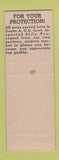 Matchbook Cover - Rex Reese Houses Holsum Food SAMPLE