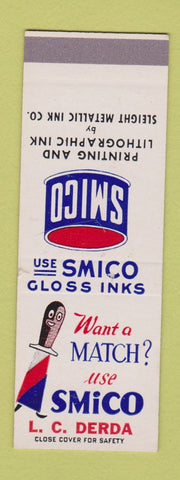 Matchbook Cover - Smico Printing Inc SAMPLE