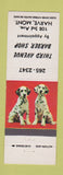 Matchbook Cover - Third Avenue Barber Shop Havre MT dalmatians