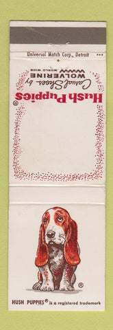 Matchbook Cover - Hugh Puppies Shoes Basset Hound