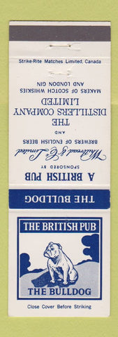 Matchbook Cover - British Pub The Bulldog Beer