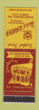 Matchbook Cover - Hotel Warner Harrisburg PA