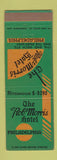 Matchbook Cover - Robert Morris Hotel Philadelphia PA