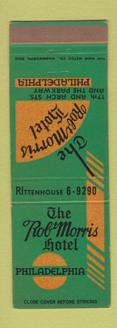 Matchbook Cover - Robert Morris Hotel Philadelphia PA