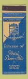 Matchbook Cover - Hotel Penn Alto Altoona PA