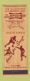 Matchbook Cover - RS Elliott Arms Guns football baseball Kansas City MO