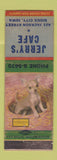Matchbook Cover - Jerry's Cafe Sioux City IA Chihuahua  WEAR