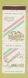 Matchbook Cover - Gasperetti's Roma Cafe Seattle WA Italian