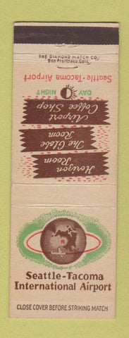 Matchbook Cover - Seattle Tacoma International Airport WA