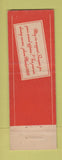 Matchbook Cover - Shoyer's Restaurant Philadelphia PA WEAR