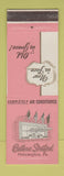 Matchbook Cover - Bellevue Stratford Hotel Philadelphia PA