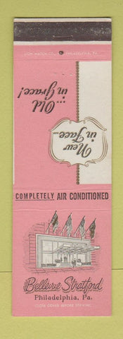 Matchbook Cover - Bellevue Stratford Hotel Philadelphia PA