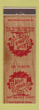 Matchbook Cover - Red Oak Restaurant Bar Philadelphia PA