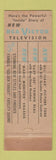 Matchbook Cover - RCA Victor TV Harrisburg PA WEAR