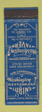 Matchbook Cover - Washington Tavern Chester PA