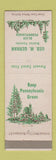 Matchbook Cover - Keep Pennsylvania Green Prevent Forest Fires Blain PA