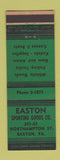 Matchbook Cover - Easton Sporting Goods Easton PA Kodak