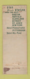 Matchbook Cover - Hotel William Penn Pittsburgh PA