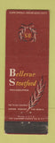 Matchbook Cover - Bellevue Stratford Hotel Philadelphia PA WEAR