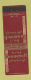Matchbook Cover - Hotel Roosvelt Pittsburgh PA