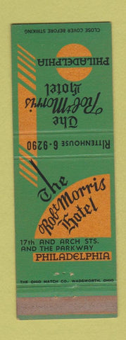 Matchbook Cover - Robert Morris Hotel Philadelphia PA